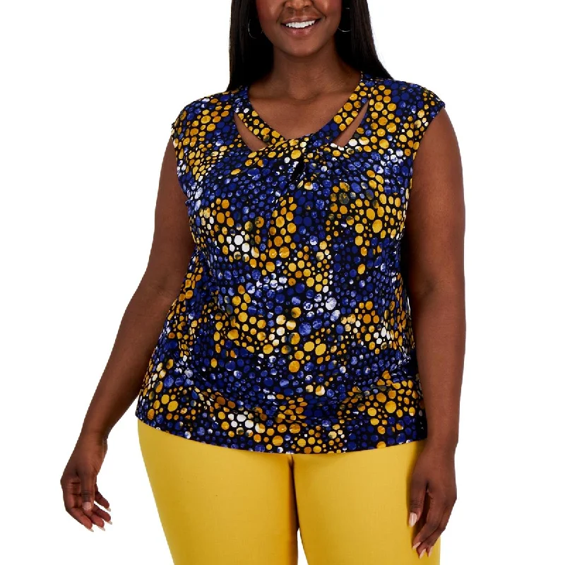 Kasper Gold/Royal Blue Multi