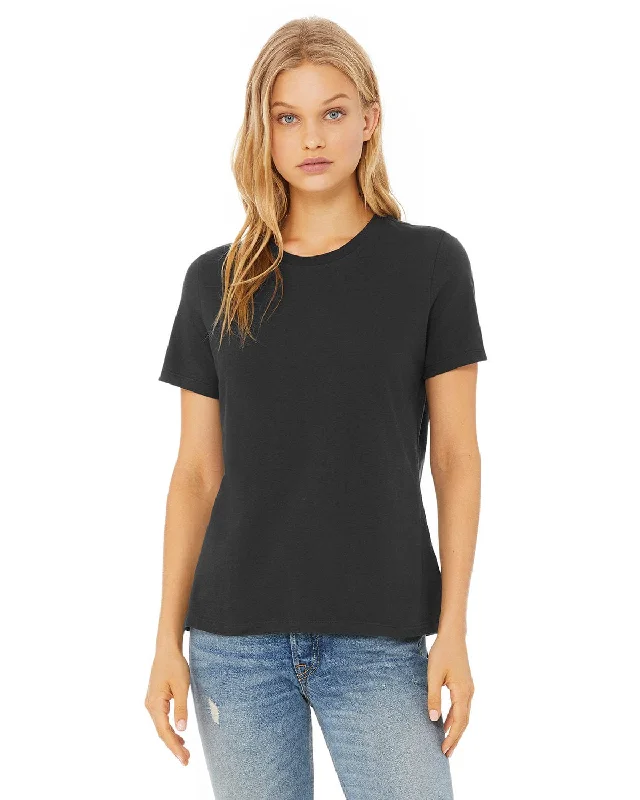 Bella+Canvas Ladies Relaxed Short Sleeve Jersey T-Shirt | Dark Grey Seamless Knitted Crochet Bella+Canvas Ladies Relaxed Short Sleeve Jersey T-Shirt | Dark Grey Seamless Knitted Crochet