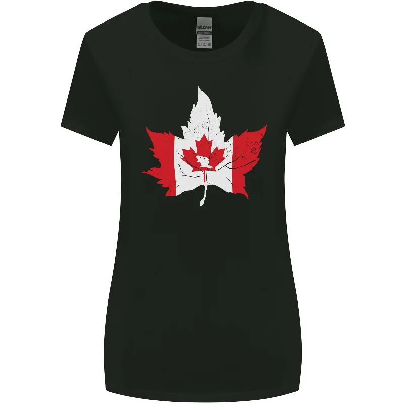 Canadian Maple Leaf Flag Canada Beaver Womens Wider Cut T-Shirt Spandex Blend Rayon Blend Denim Blend Canadian Maple Leaf Flag Canada Beaver Womens Wider Cut T-Shirt Spandex Blend Rayon Blend Denim Blend