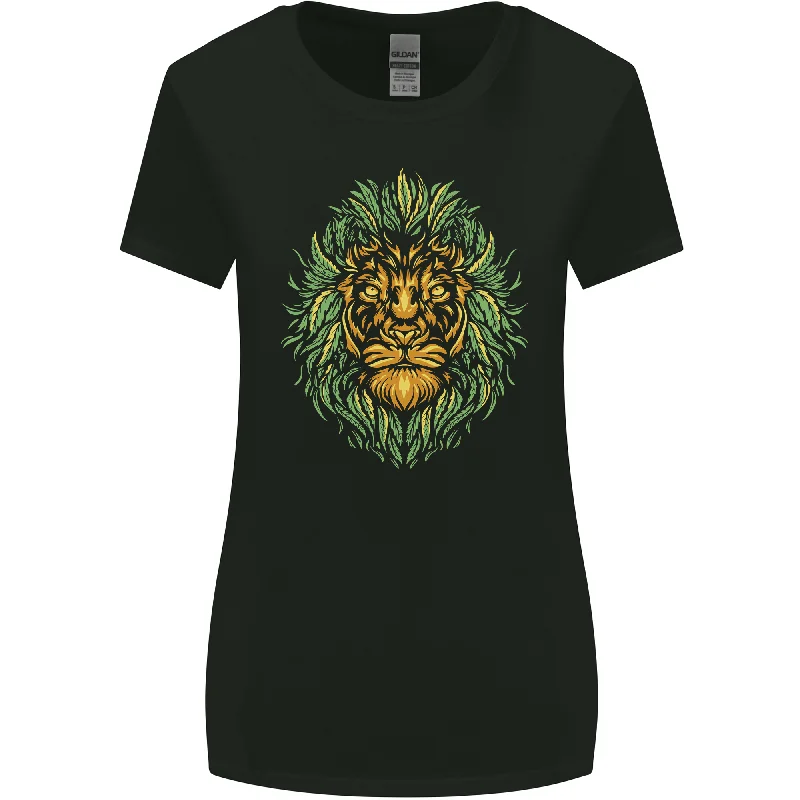 Cannabis Lion Weed Marijuana Weed Womens Wider Cut T-Shirt Real Fur Shearling Chenille Cannabis Lion Weed Marijuana Weed Womens Wider Cut T-Shirt Real Fur Shearling Chenille