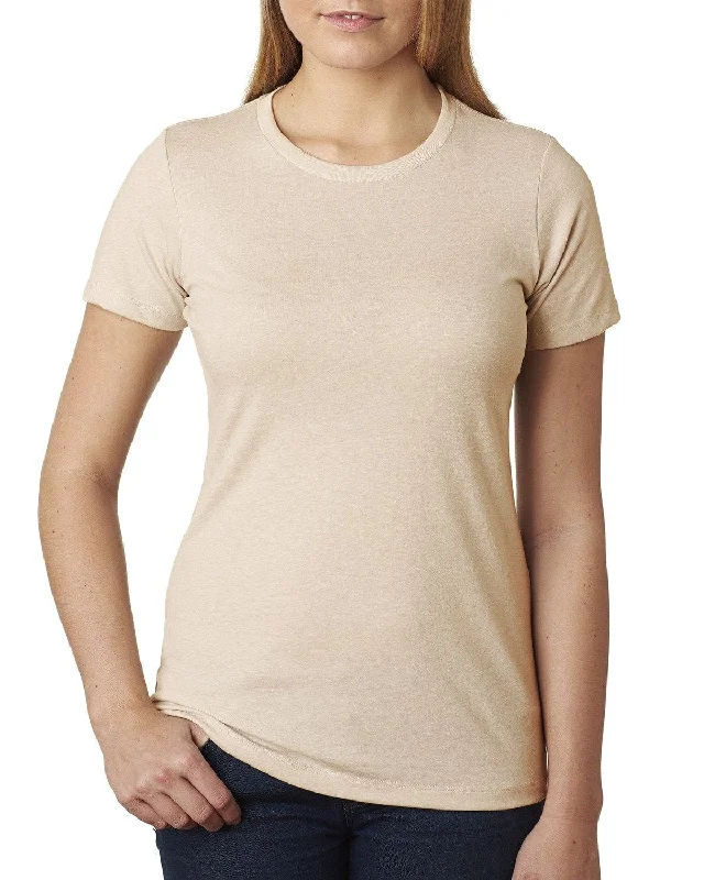 Next Level Ladies CVC Crew Tee | Cream Anti-Pilling Machine Wash Handmade