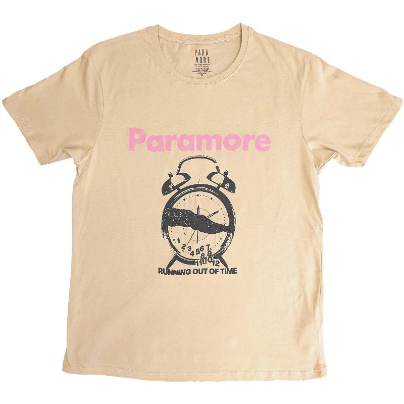 Paramore | Official Band T-Shirt| Clock Boxy Fit Fitted Loose