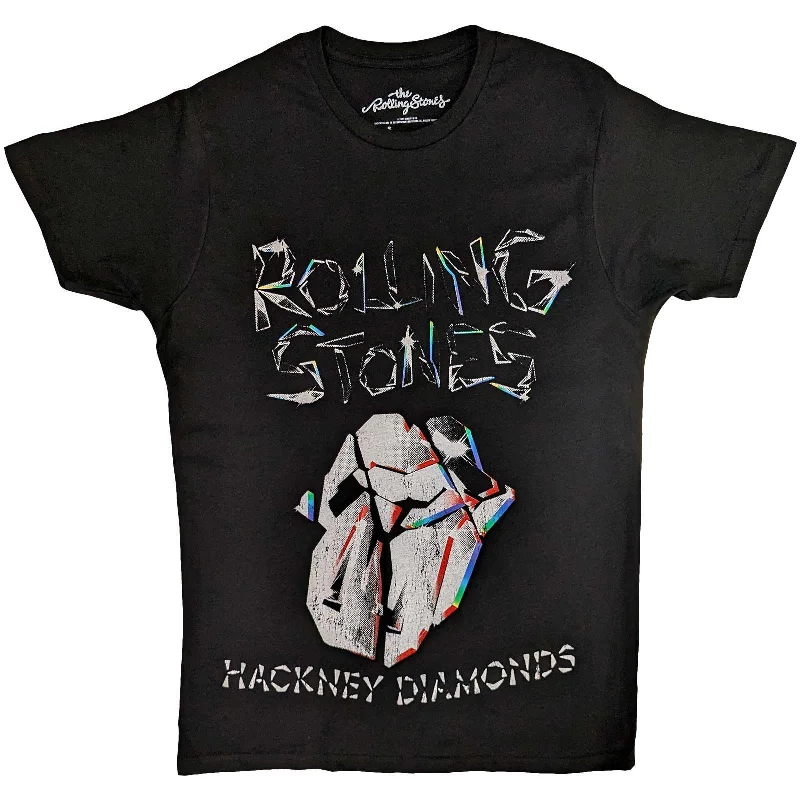 The Rolling Stones | Official Band T-Shirt | Hackney Diamonds Faded Logo Polka Dot Checkered Tartan The Rolling Stones | Official Band T-Shirt | Hackney Diamonds Faded Logo Polka Dot Checkered Tartan