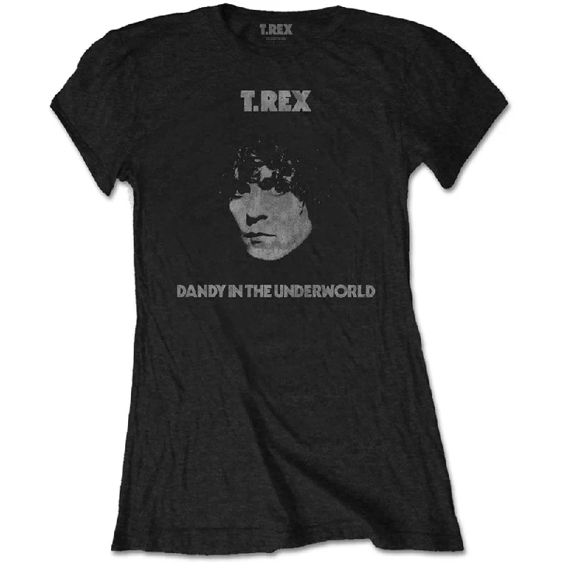 T-Rex Ladies T-Shirt: Dandy Welt Pockets Slit Pockets Flap Pockets
