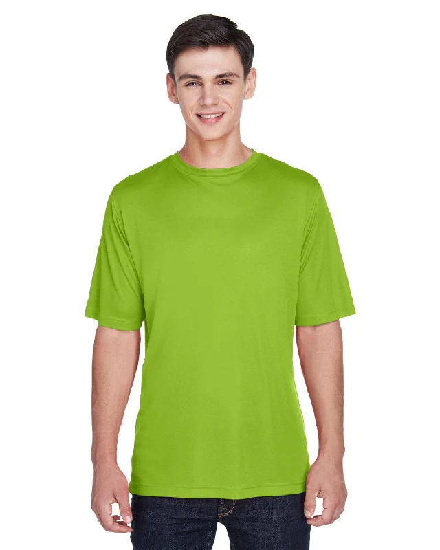 Team 365 Mens Zone Performance T-Shirt | Acid Green Chenille Blend Fleece Blend Nylon Blend Team 365 Mens Zone Performance T-Shirt | Acid Green Chenille Blend Fleece Blend Nylon Blend