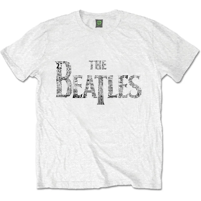 The Beatles Unisex Premium T-Shirt: Drop T Tickets Layered Multi-layer Single Layer