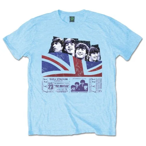 The Beatles Unisex Premium T-Shirt: Shea Stadium Elegant Classic Vintage