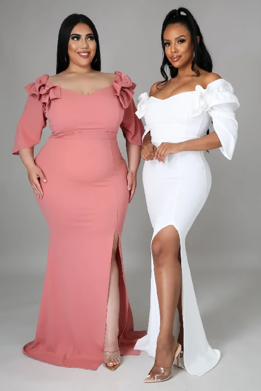 At The Gala Maxi Dress Stylish Button-Up Maxi Dress