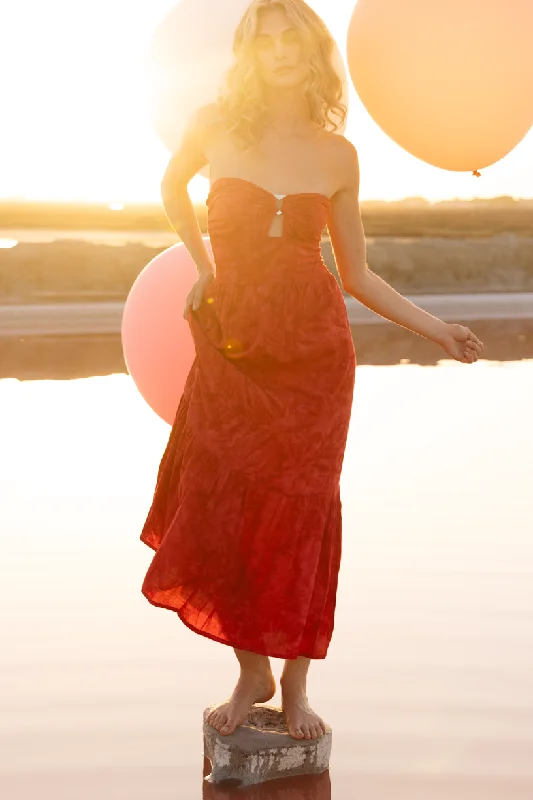 Honey Maxi Dress Cozy Ruffle Sleeve Maxi Dress