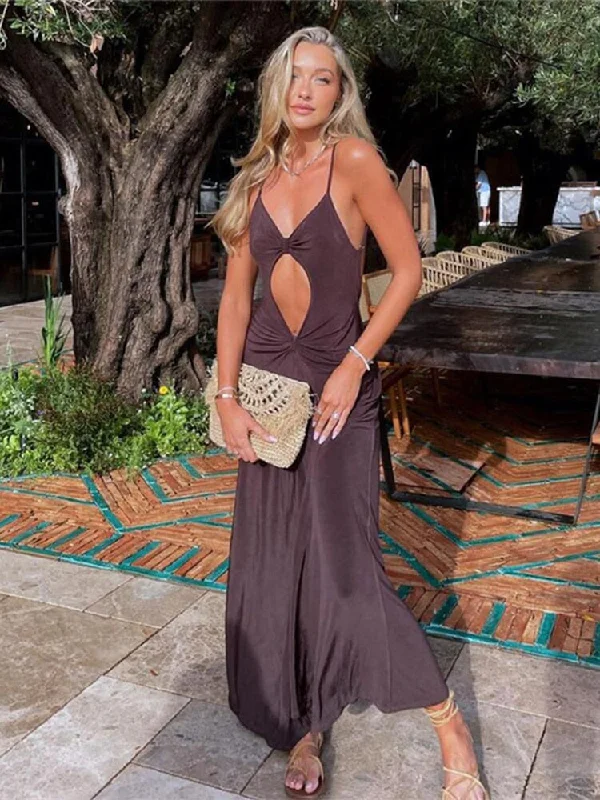 Brown Maxi Cut Out