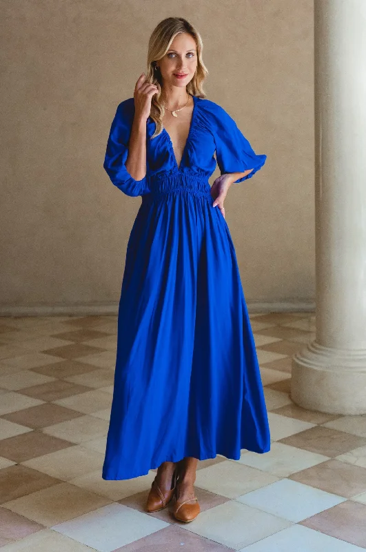 Kezas Maxi Dress Comfortable Maxi Dress with Belt