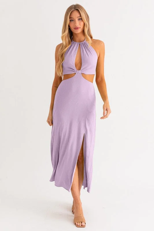 Weekend In Napa Maxi Dress - Medium - Final Sale Stylish Maxi Dress with Pleats