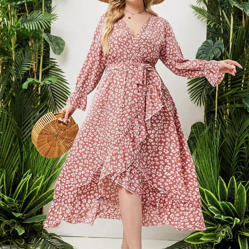Plus Size Annie Maxi Dress Comfortable T-Shirt Maxi Dress