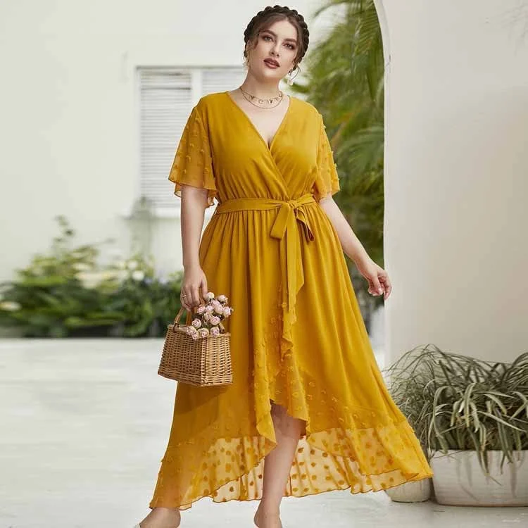 Plus Size Millie Maxi Dress Elegant Boho Maxi Dress