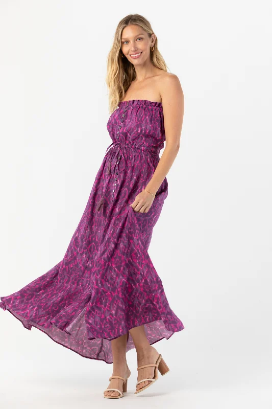 Ryden Maxi Dress Naturals Fashionable Chiffon Tiered Maxi Dress