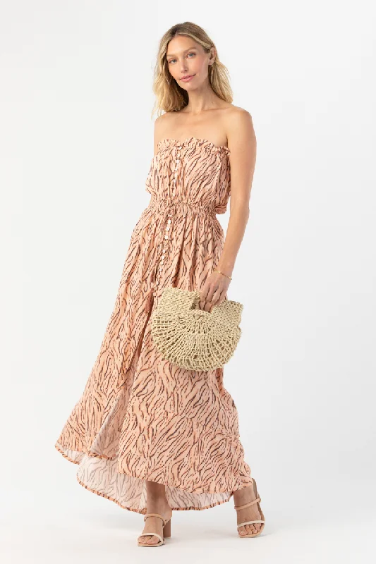 Ryden Maxi Dress Naturals Comfortable Maxi Dress with Sleeves