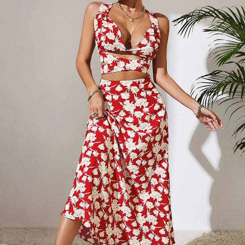 Scarlet High Waist Maxi Dress Elegant Lace Maxi Dress