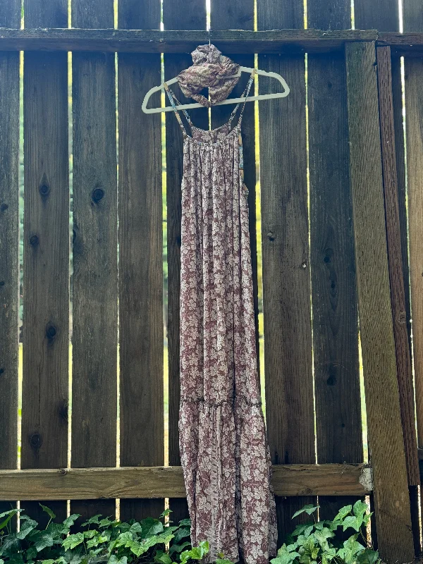 Topanga Maxi Dress - M - Mauve Mood Comfortable Fit-and-Flare Maxi Dress