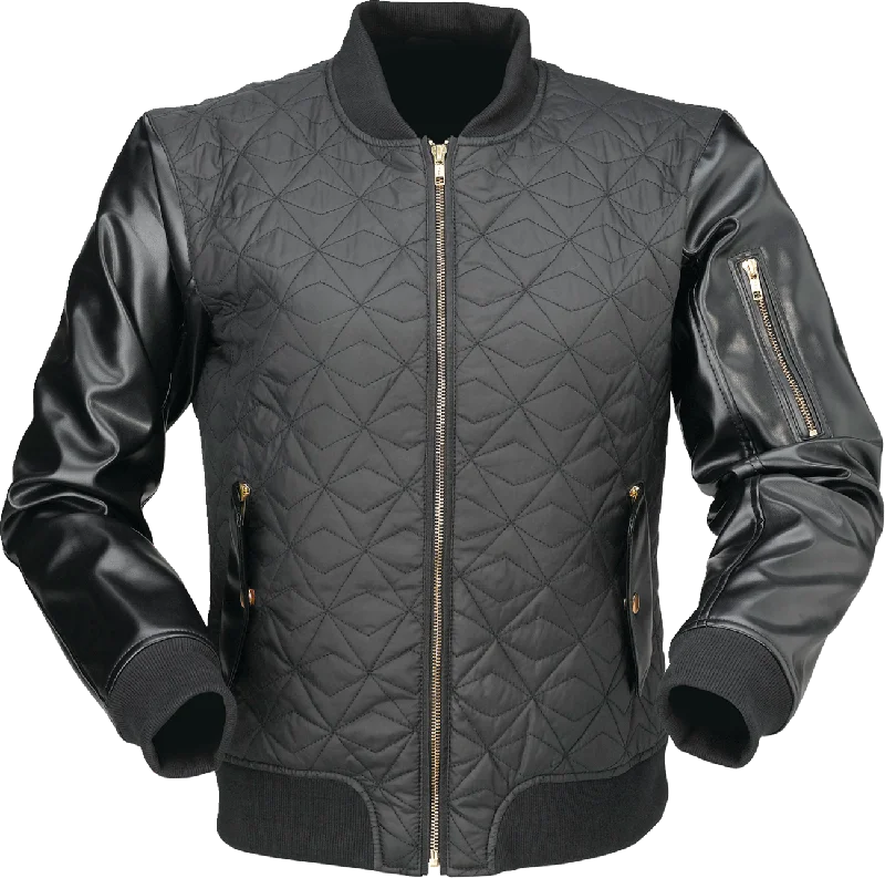 Z1R Women's Bomber Jacket - Black - 1W 2822-1502 Mesh Jacket Canvas Jacket Denim Jacket Z1R Women's Bomber Jacket - Black - 1W 2822-1502 Mesh Jacket Canvas Jacket Denim Jacket