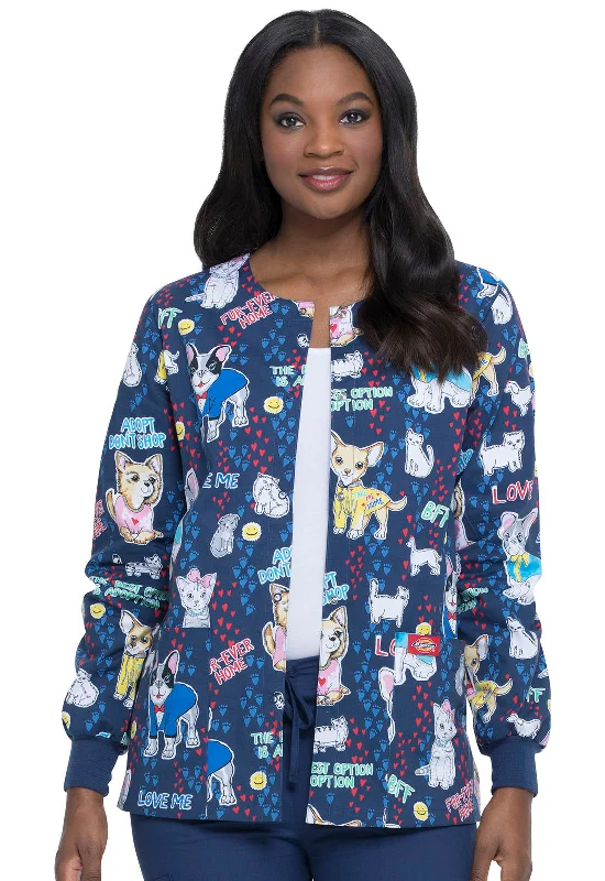 EDS Signature - Women's Snap Front Warm-Up Jacket Notch Collar Jacket Peter Pan Collar Jacket Cowl Neck Jacket EDS Signature - Women's Snap Front Warm-Up Jacket Notch Collar Jacket Peter Pan Collar Jacket Cowl Neck Jacket