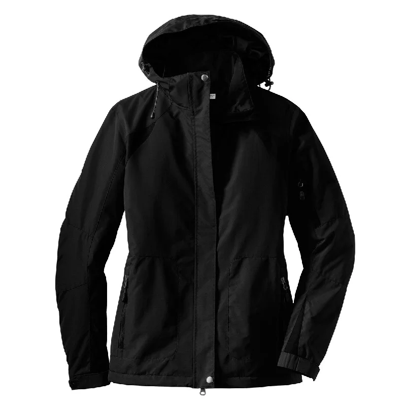 Port Authority Women's Black All Season II Jacket Fleece Jacket Down Jacket Feather Jacket Port Authority Women's Black All Season II Jacket Fleece Jacket Down Jacket Feather Jacket