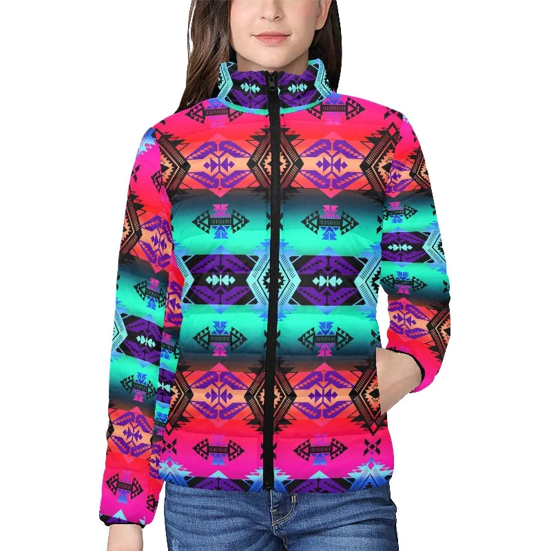 Sovereign Nation Sunrise Women's Stand Collar Padded Jacket Mesh Jacket Canvas Jacket Denim Jacket Sovereign Nation Sunrise Women's Stand Collar Padded Jacket Mesh Jacket Canvas Jacket Denim Jacket