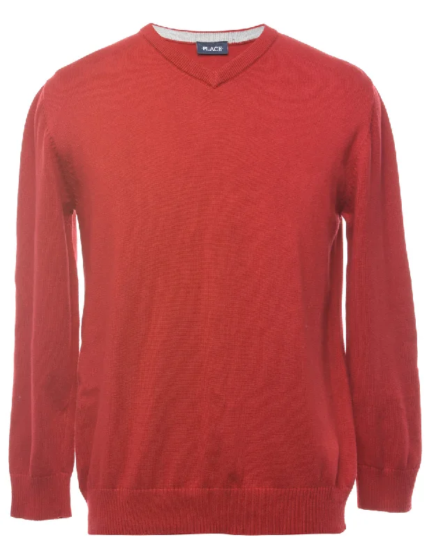 Long Sleeved Jumper - M Sweater Knitwear Pullover