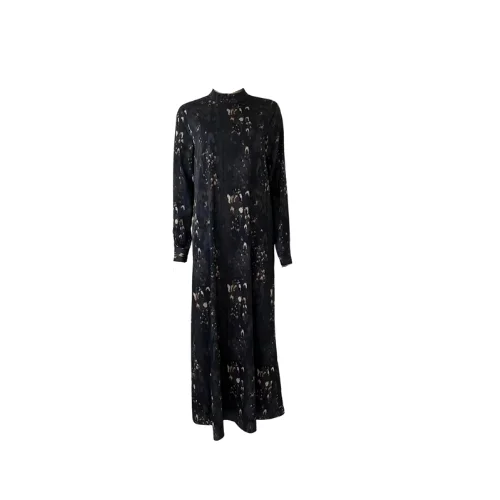 Silky Large Print Jumper Iron Safe Non-Iron Wrinkle Free