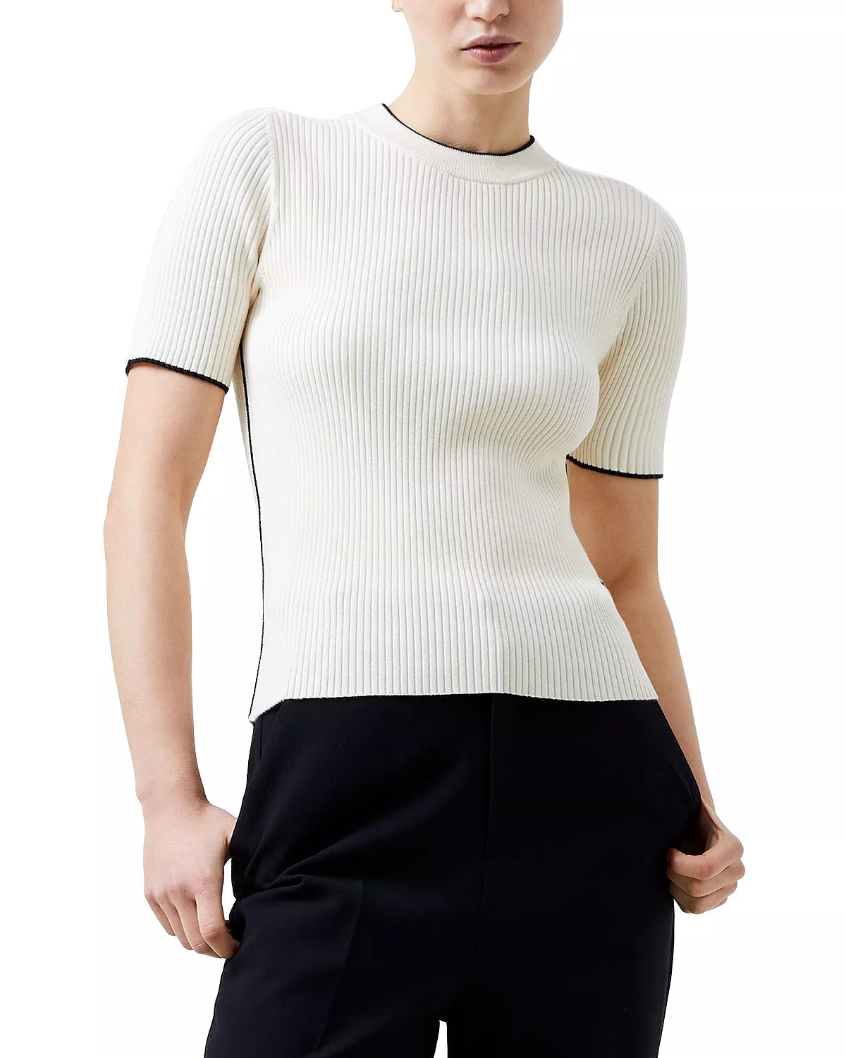 Mozza Short Sleeve Jumper Soft Cozy Warm