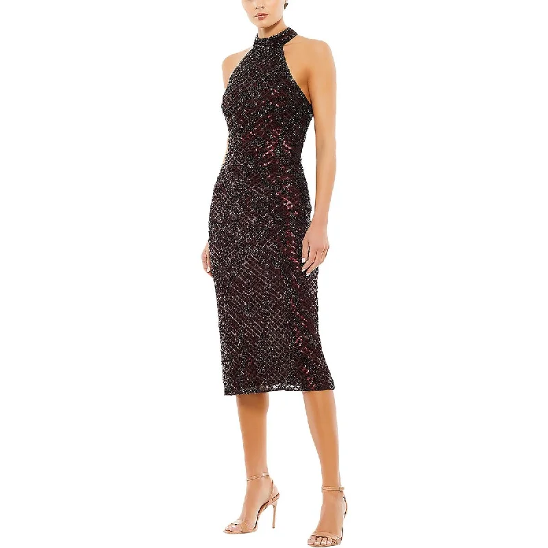 Womens Halter Long Evening Dress