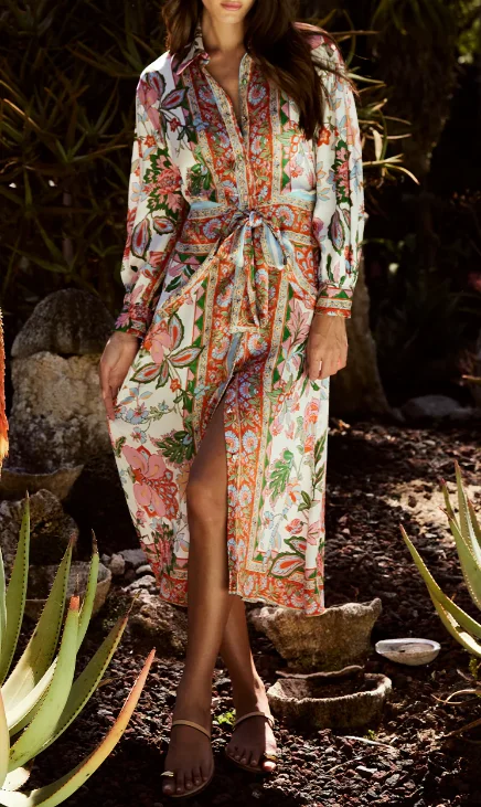 Misa Kasbah Dress - Casablanca Border Mix
