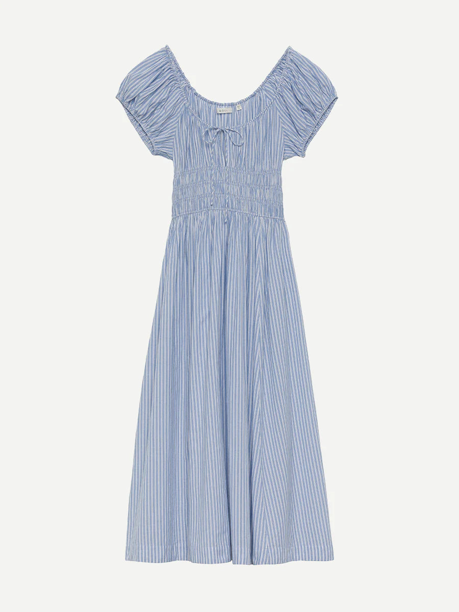 Quinn Dress in Montauk Stripe