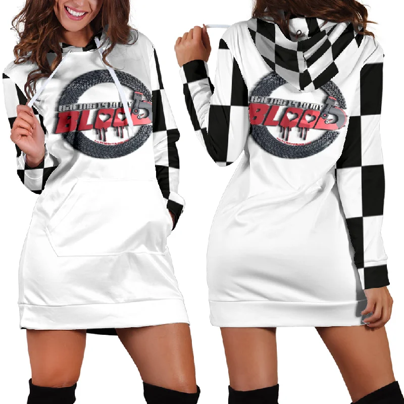 Racing Is In My Blood Hoodie Dress RB1W