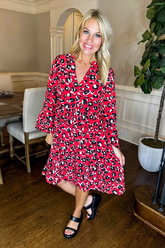 The Morgan Walk This Way Red Dress by Michelle McDowell