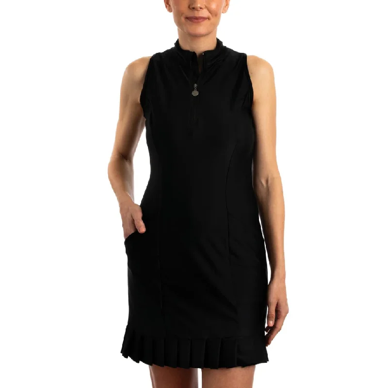 Tzu Tzu Black Shiloh Golf Dress Size S MSP$199