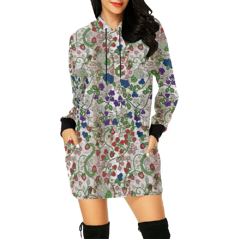 Grandmother Stories Br Bark Hoodie Dress Hoodie with Drop Shoulder Relaxed Streetwear Grandmother Stories Br Bark Hoodie Dress Hoodie with Drop Shoulder Relaxed Streetwear