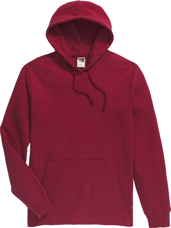 Men’s Waffle Hoodie|-|Men’s Waffle Hoodie Hoodie with Half-Zip Sporty Casual