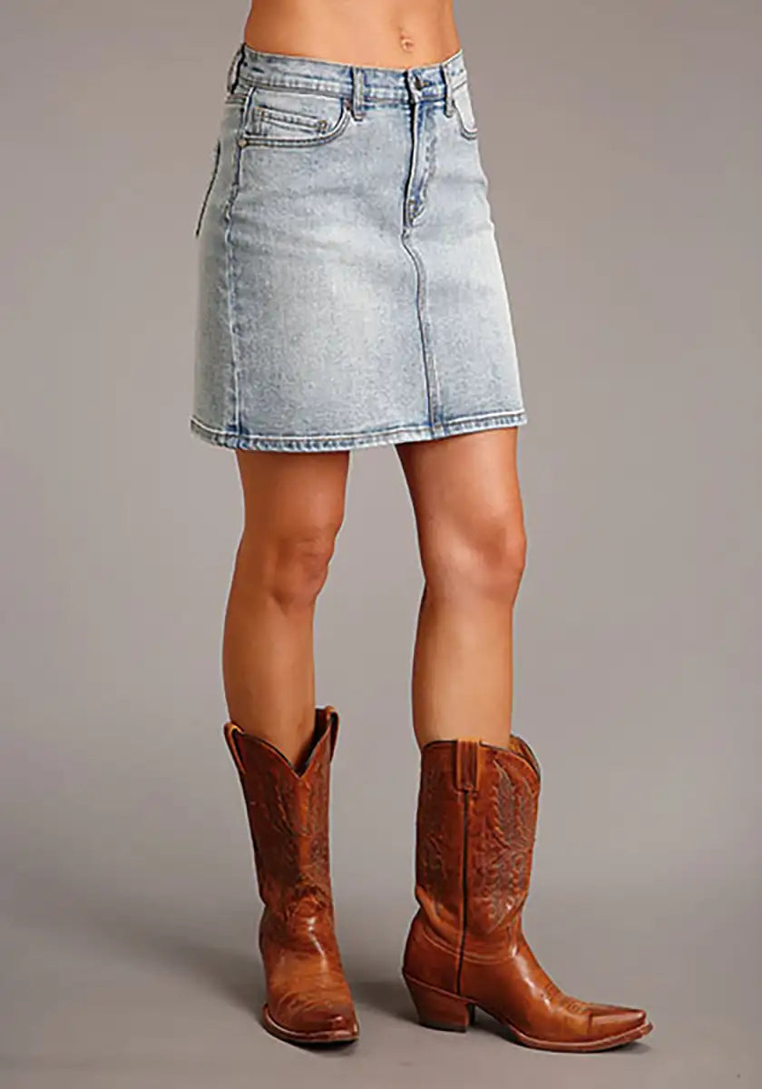 Stetson Stretch Denim Skirt - Women's Skirt pencil skirt chic