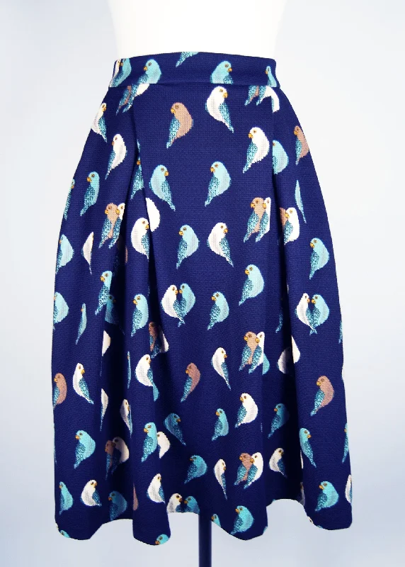Tori Skirt - Birds tiered skirt playful